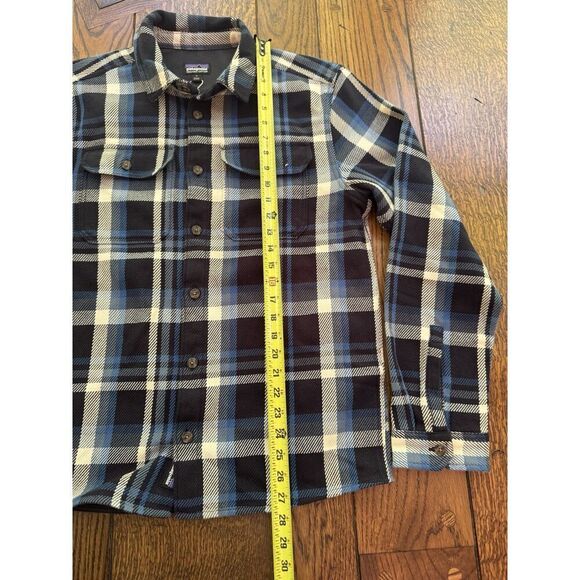 Patagonia Men's Fjord Loft Shirt Coastal Sunset Blue Organic Cotton NWOT Small - Picture 3 of 5